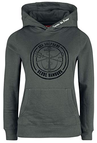Preisvergleich Produktbild Sea Shepherd X Derbe Hamburg JF_Zope Frauen Kapuzenpullover schwarz S