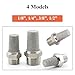 G Thread Stainless Steel Pneumatic Air Muffler 1/8
