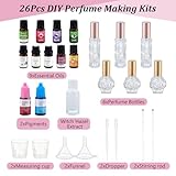 WEBEEDY 6 Sets Perfume Making Kit Complete Fragrance Crafting Gifts Set DIY Fun with Essential Oils, Glass Bottles, Colorants & Tools for Women Personalized Perfumes Scent Birthday Gift - Image 2