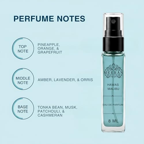 Image of Hawas Malibu Style Fragrance EDP (8ML) | Long-Lasting Perfume for Men