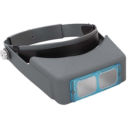 Meximore 1.5X 2X 2.5X 3.5X Double Lens Head-Mounted Headband Reading Magnifying Glasses Magnifier Jeweler Loupe With 4 Lens Jewelry Repair Tool #TOP5