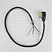 Whirlpool PT400 Genuine OEM Power Cord For Ranges 4 Feet Black replaced W10834026 74003423 9755404 9781287 9755191 4392902