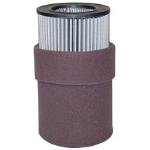 Solberg 235PTM Polyester Filter Cartridge, Blower, Vaccum Pump, 9-5/8" Height, 4-3/4" Inner Diameter, 7-7/8" Outer Diameter, 570 SCFM, Made in the USA