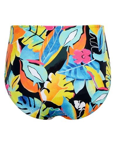 Image of Tempt Me Women High Waisted Bikini Bottom Retro Ruched Swim Bottom Shirred Tankinis Brief
