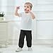 U·nikaka 3-Pack Baby Boys Pants Solid Toddler Sweatpants Cotton Infant Boys Harem Pants Crawling Bloomers Casual Jogger