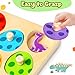 Wooden Puzzles for Toddlers 1-3, Dinosaur Matching Egg Puzzle Montessori Toys for 1 2 3 Year Old Boy Girl Gifts, Preschool Education Learning Toys