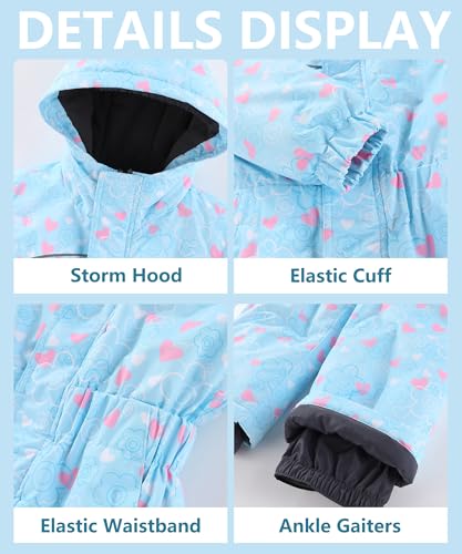 M2C Boys Girls One Piece Snowsuit Winter Warm Ski Coveralls3