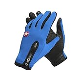 ZLKZZQ Unisex Touchscreen Winter Thermo Warm Radfahren Fahrrad Ski Outdoor Camping Wandern Motorrad Handschuhe Sport Vollfinger -A18-XL