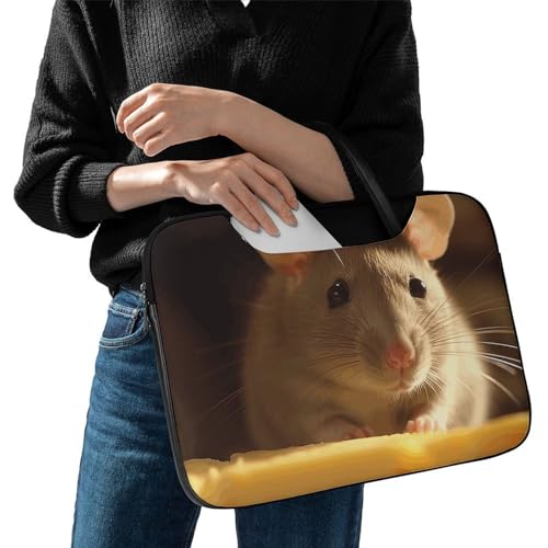 Rat Eats Cheese Laptop Shoulder Bag 17 Inch miniatura 7