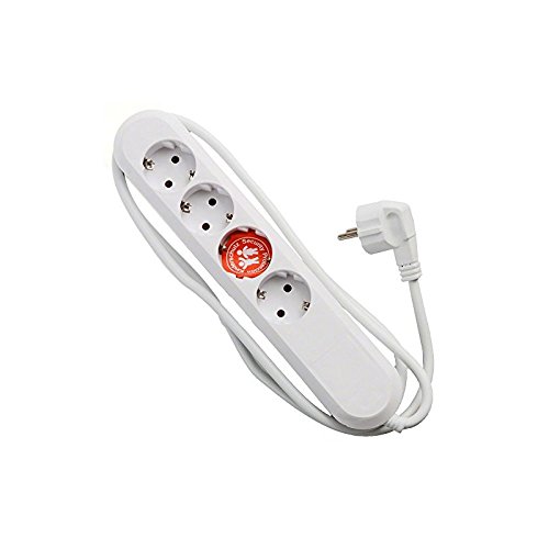 Bachmann SMARTLINE Intérieur 4sortie(s) CA 1.5m Blanc multiprise - multiprises (Blanc, Blanc, 288 mm, 56 mm, 41 mm, 1,5 m) Cover