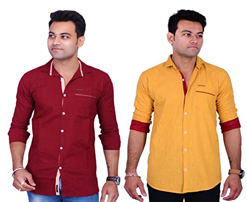 Image of La Milano Premium Plain Shirt for Men