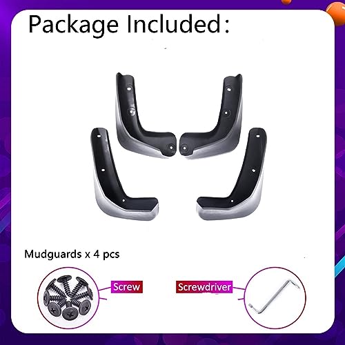 Protectores contra salpicaduras traseros para Honda Fit Jazz 2009-2013 5