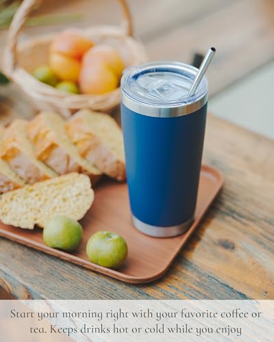 UIRZOTN 20oz Travel Coffee Tumbler, Insulated Travel Mug, Periwinkle12 Pack - image 6