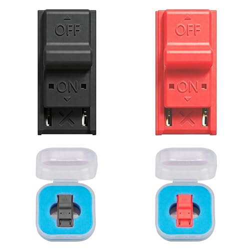 houlishu RCM Jig Tool for Nintendo Switch Console Plastic Loader Clips Short Circuit Recovery Mode Red and Black 2 Pieces