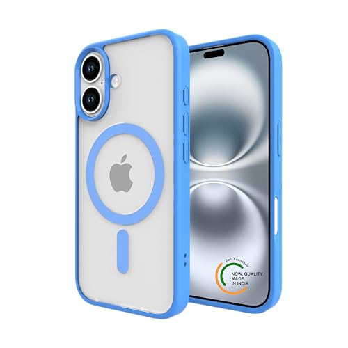 Image of for iPhone Case 16 Plus, [Anti-Yellowing Technology] [Military Grade Drop Protection] Shockproof Slim Hybrid Phone Case for iPhone 16 Plus - Sea Blue
