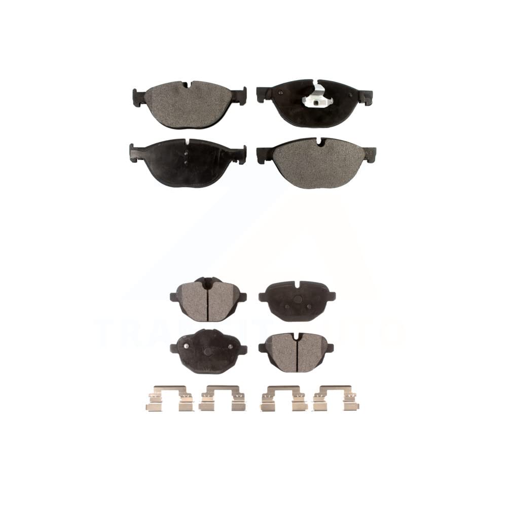 Front Rear Ceramic Brake Pads Kit For 2012-2013 BMW 528i xDrive With Performance Brakes KTC-100188