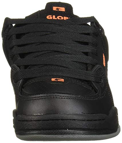 Image of Globe Men's Fusion Skate Shoe, Black /Black /Orange, 14 Medium US