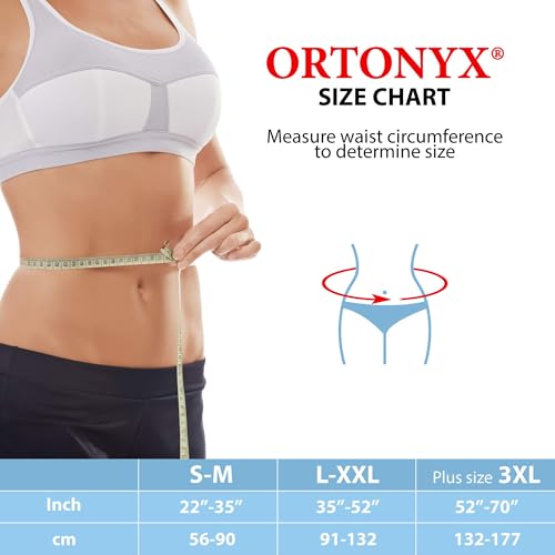 Fajas abdominales ORTONYX beige y negro 6.25 pulgadas S/M pack 2 miniatura 6