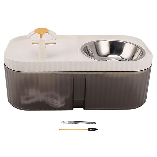 Fuente para agua y comedero para gatos y perros 2 en 1 miniatura 3