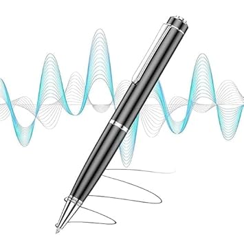 SAFETYNET Pen Voice Recorder 32GB Support | One-Button Audio Recording | Rechargeable USB Digital Pen Recorder for Office, Lectures & Meetings | Built-in Mic & TF Card Slot