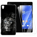 xperia z3 compact coque Protección de vidrio templado: los protectores de pantalla pueden resistir eficazmente arañazos y golpes, pantalla de alta definición, sensible en uso. El 99,99% de claridad HD no interrumpe de ninguna manera las imágenes de la cámara frontal, por lo que no interfiere con Face ID. El cristal templado está diseñado para ser un poco más pequeño que la pantalla real, proporcionando el ajuste y compatibilidad adecuados para las fundas de tu teléfono.