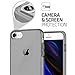 TENOC Phone Case Compatible with iPhone SE (2nd 2020 and 3rd 2022 Generation) & iPhone 7 & iPhone 8, Gray Case Clear Shockproof Protective Bumper Slim Cover for 4.7 Inch