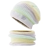 [CUBATTY] ニット帽 レディース ニット 帽子 防寒 ニットキャップ ふわふわ 裏起毛 厚手 柔らかい 保温 おしゃれ ニット帽子 女の子 冬 スキー スノボー 自転車 バイク 通勤 通学 登山 アウトドア
