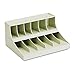 MMF Industries 210470289 Combo Coin Wrapper/Currency Band Rack, 12 Pockets, 10-5/8 x 8-3/8 x 5-3/8