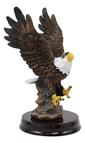 Estatua Águila Calva Patriótica 5.25 pulgadas miniatura 3