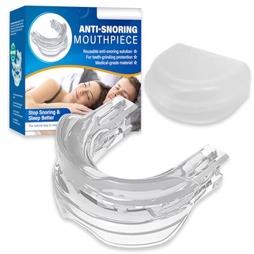 Schnarchstopper, Effektiv Schnarchschiene, Anti Schnarch Mundstück für alle Mundtypen, Einstellbare Schnarchschiene für die Nacht