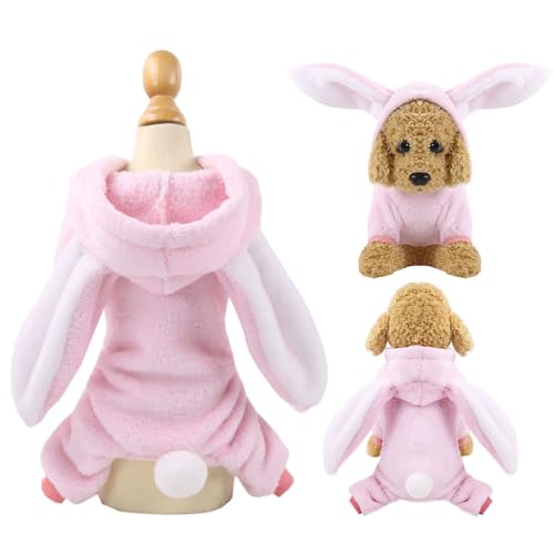 Disfraz de conejo para perro pequeño UKCOCO miniatura 4