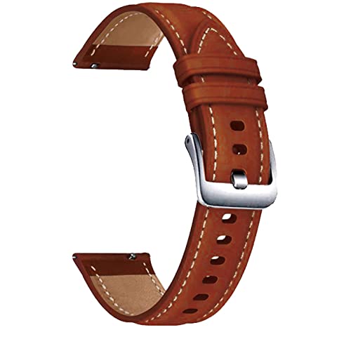Bracelet cuir véritable pour montre Huawei GT2 42mm anti irritation