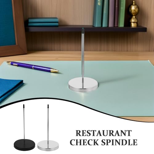 Porte-addition en acier inoxydable OSALADI lot de 6 pics pour tickets - 3