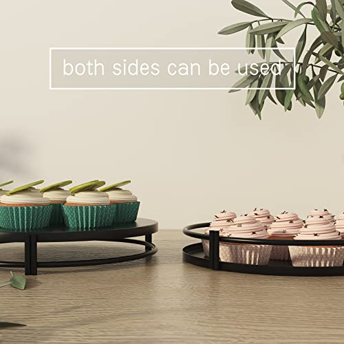 Vivevol Set Of 3 Cake Stands, Cake Plate, Dessert Stand, Cupcake Stand For Parties, Home Decorating Stand Dessert Display(8” 10” 12”) (Black) #TOP2