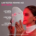 Red Light Therapy Mask for Face and Neck, 7 Colors with NIR Led Face Mask Light Therapy with Eye Protection and Remote, Rechargeable Ergonomic Design for True Anti-Aging Skincare at Home - Image 2