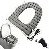 DINYOAN Asiento Inodoro Calefactor con Calentamiento 15s, 5 Niveles