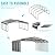 Metal Carport,20x20 Car Port Heavy Duty Metal for Snow,Car Tent Garage with Galvanized Metal Roof,Outdoor Two Car Carports All Weather