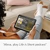 Amazon Fire HD 8 Plus tablet ، 8 HD Display ، 32 GB ، معالج أسرع 30٪ ، 3GB RAM ، شحن لاسلكي ، (إصدار 2022) ، رمادي
