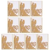 TOYANDONA Romantische Hochzeitskarten 10 Stück aus Farbechtem Material mit Einzigartigem Design...