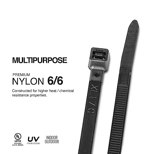 TR Industrial Multi-Purpose UV Resistant Black Cable Ties, 36 inches, 50 Pack - Thumbnail 3