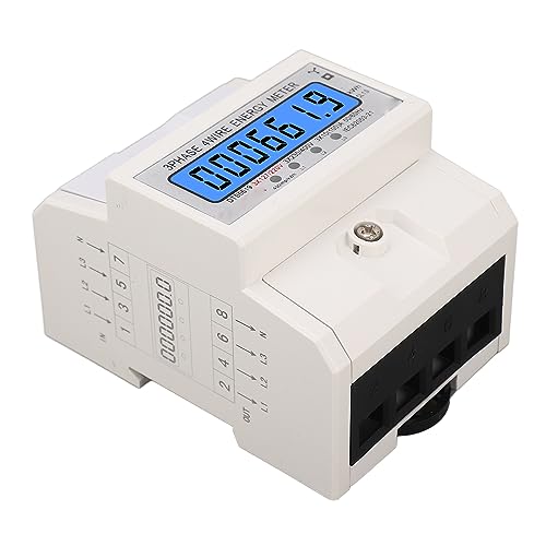 Medidor digital de kWh de alta precisión y 10-100 A con luz inteligente para escuelas 5
