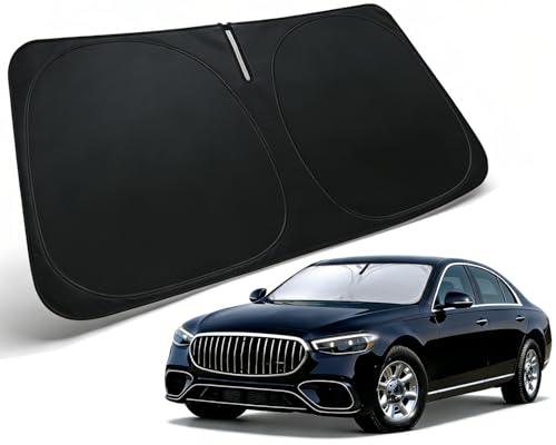 Image of Windshield Sun Shade Custom Fit for Mercedes-Benz S-Class 2015-2021