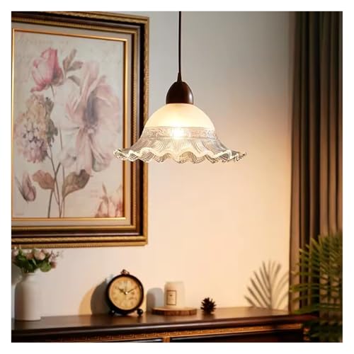 Lámparas Colgantes LED de Vidrio y Madera Estilo Nórdico 3