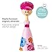 VIGAR Dolls Acrylonitrile Butadiene Styrene (ABS) Washing-Up Brush - Pink Design - 7.5 x 7.5 x 24 cm