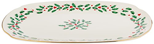 Lenox 830143 Holiday Serving Platter, Red & Green, 4.05 Lb #TOP2