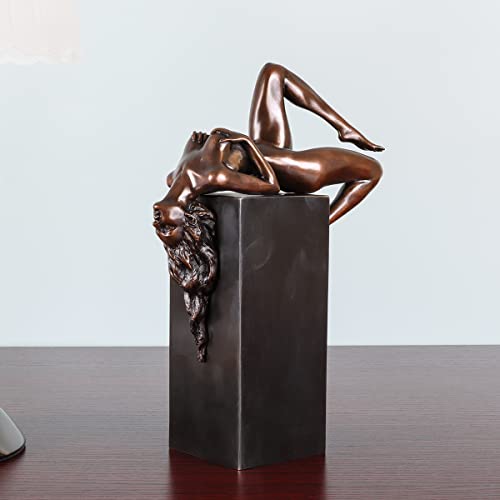 Bronze Reclining Sexy Nude Adult Female Statue Figurine Erotic Naked Woman Sculpture Art Collection #TOP7
