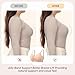 OEAK Womens Comfortable Bra Push Up Bras Wireless Support Lift Brassiere V Neck Full Coverage Everyday Seamless Tshirt Bras Nude XXL Plus
