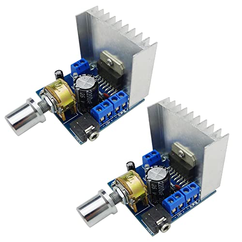 KKHMF 2個 TDA7297 AC/DC 12V 2*15W デジタル ステレオ オーディオ アンプ デュアル チャンネル アンプモジュール