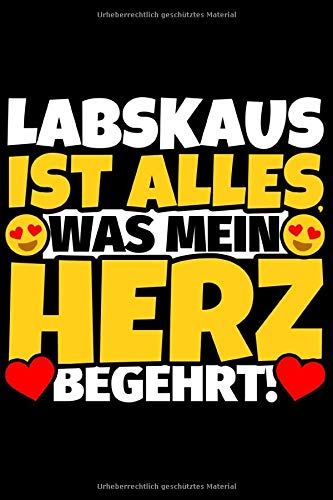 Preisvergleich Produktbild Notizbuch liniert: Labskaus Geschenke für Labskaus-Liebhaber lustig