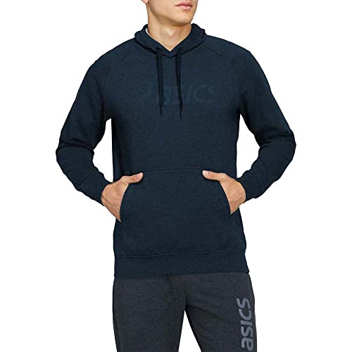 Photo de ASICS Sweat à Capuche pour Homme Big Oth M Bleu foncé
